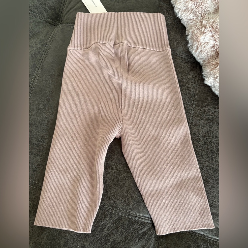 525 America Women's Ribbed Bicycle Shorts Rose Pink  MSRP $70 Size S NWT
